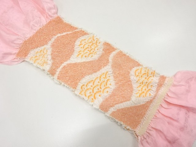 JAPANESE KIMONO / OBIAGE / SHIBORI
